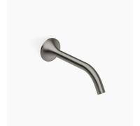 Dornbracht VAIA Bec déverseur mural pour lavabos, sans garniture de vidage, saillie 190mm, 13800809-99, Couleur: foncé Platine mat