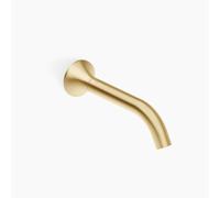 Dornbracht VAIA Bec déverseur pour baignoire, montage mural, saillie 200 mm, 13801809-28, Couleur: Laiton brossé