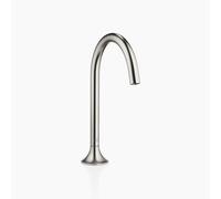 Dornbracht VAIA Bec déverseur pour lavabo sans garniture de vidage, saillie 168 mm, 13716809-06, Couleur: Platine Mat