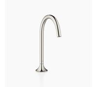Dornbracht VAIA Bec déverseur pour lavabo sans garniture de vidage, saillie 168 mm, 13716809-08, Couleur: Platine Mat