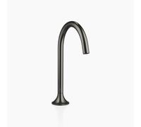 Dornbracht VAIA Bec déverseur pour lavabo sans garniture de vidage, saillie 168 mm, 13716809-99, Couleur: foncé Platine mat