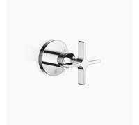 Inverseur Dornbracht VAIA 3 voies, en croix, encastrable ø60mm Chromé 36210809-00