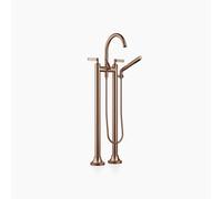 Dornbracht VAIA Mélangeur bain/douche à deux trous, montage indépendant, garniture de douche à main, manette, saillie 221mm, 25943819-42, Couleur: bronze brossé