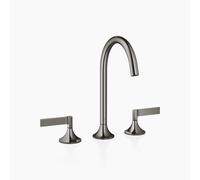 Dornbracht VAIA Mélangeur de lavabo à trois trous avec vidage, poignée à levier, saillie 168mm, 20713819-19, Couleur: Chrome foncé