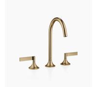 Dornbracht VAIA Mélangeur de lavabo à trois trous avec vidage, poignée à levier, saillie 168mm, 20713819-39, Couleur: Dark Brass brossé