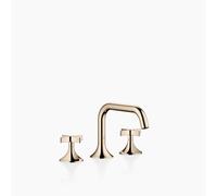 Dornbracht VAIA Mélangeur de lavabo à trois trous avec vidage, poignée croisillon, saillie 165mm, 20705809-47, Couleur: Champagne