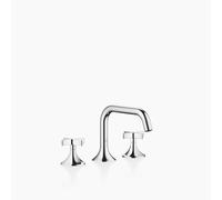 Dornbracht VAIA Mélangeur de lavabo à trois trous avec vidage, poignée croisillon, saillie 165mm, 20705809-00, Couleur: chrome
