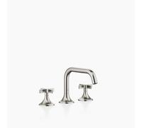 Dornbracht VAIA Mélangeur de lavabo à trois trous avec vidage, poignée croisillon, saillie 165mm, 20705809-06, Couleur: Platine Mat