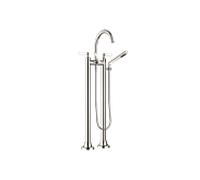Dornbracht VAIA Mélangeur bain/douche à deux trous, montage indépendant, garniture de douche à main, manette, saillie 221mm, 25943819-08, Couleur: platine