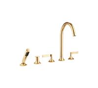Dornbracht Vaia mitigeur de bain 5 trous 27522819-28 pour montage sur bord de baignoire, avec inverseur, laiton brossé
