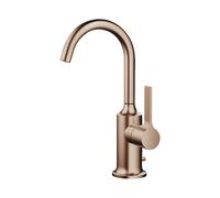 Dornbracht VAIA Mitigeur monocommandé pour lavabo avec garniture découlement, saillie 123 mm, 33510809-42, Couleur: bronze brossé