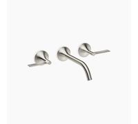 Dornbracht VAIA Mitigeur lavabo mural sans vidage, manette, saillie 190 mm, 36712819-06, Couleur: Platine Mat