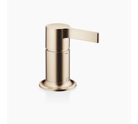 Dornbracht VAIA Mitigeur monocommandé pour bain pour montage sur bord de baignoire ou de carrelage, rosace 78mm, 29300809-46, Couleur: Champagne brossé