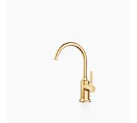 Dornbracht VAIA Mitigeur monocommandé pour lavabo avec garniture découlement, saillie 167 mm, 33500809-28, Couleur: Laiton brossé