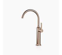 Dornbracht VAIA Mitigeur monocommandé pour lavabo avec pied surélevé sans vidage, saillie 201 mm, 33534809-42, Couleur: bronze brossé