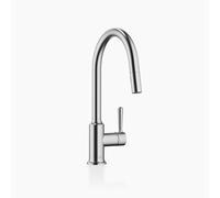Dornbracht VAIA Mitigeur monocommandé Pull-down avec fonction douche, saillie 240mm, 33870809-93, Couleur: Chrome brossé