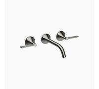 Dornbracht VAIA Mitigeur mural pour lavabo sans vidage, manette, saillie 190mm, 36712819-19, Couleur: Chrome foncé