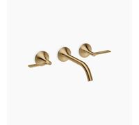 Dornbracht VAIA Mitigeur mural pour lavabo sans vidage, manette, saillie 190mm, 36712819-39, Couleur: Dark Brass brossé