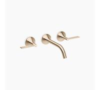 Dornbracht VAIA Mitigeur mural pour lavabo sans vidage, manette, saillie 190mm, 36712819-47, Couleur: Champagne