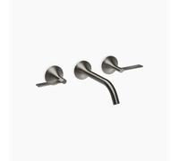 Dornbracht VAIA Mitigeur mural pour lavabo sans vidage, manette, saillie 190mm, 36712819-99, Couleur: foncé Platine mat