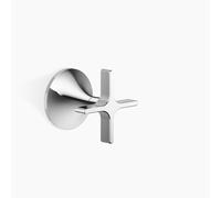 Dornbracht VAIA robinet encastré, fermeture à droite 3/4", poignée croisillon, -99, 36608809-00, Couleur: chrome