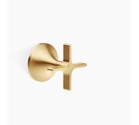 Dornbracht VAIA robinet encastré, fermeture à droite 3/4, poignée croisillon, 36608809-28, Couleur: Laiton brossé