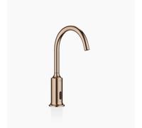 Dornbracht VAIA robinetterie de lavabo, fonction ouverture et fermeture électrique, sans vidage, alimentation par pile/réseau, 44521809-42, Couleur: bronze brossé