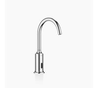 Dornbracht VAIA robinetterie de lavabo, fonction ouverture et fermeture électrique, sans vidage, alimentation par pile/réseau, 44521809-93, Couleur: Chrome brossé