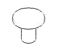 Dornbracht vis décorative 13 mm - M6 - 083030525-00 chromé
