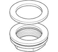 Dornbracht vis Douille de tuyau 0423100090090 avec Dichtungen M32x1,5