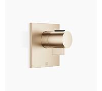 Dornbracht xTOOL thermostat encastré sans réglage de débit 3/4, plaques de recouvrement 120x120mm, 36503985-46, Couleur: Champagne brossé