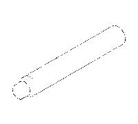 Dornbracht train stg. F. platine mat 093109021-06 093109021 D. 8 x 54 mm platine brossé