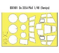Dornier Do 335a Pfeil (Pour Maquettes Tamiya) (Fait De La Bande De Kabuki Produite De Japonais Jaunes)-Eduard