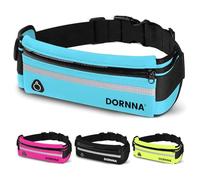 DORNNA® Ceinture Running Smartphone Homme et Femme, Sac Banane Sport de Course a Pied, Sport, Jogging, Footing, Courir - Fitness Belt Bag pour Tous Les Telephones. (Bleu)