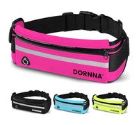 DORNNA® Ceinture Running Smartphone Homme et Femme, Sac Banane Sport de Course a Pied, Sport, Jogging, Footing, Courir - Fitness Belt Bag pour Tous Les Telephones. (Rose)