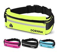 DORNNA® Ceinture Running Smartphone Homme et Femme, Sac Banane Sport de Course a Pied, Sport, Jogging, Footing, Courir - Fitness Belt Bag pour Tous Les Telephones. (Vert)