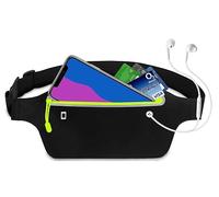 DORNNA® Sac Banane Running pour Homme & Femme | Ceinture de Course Étanche | Portable | Fitness Belt Bag pour Tous Les Téléphones (Vert)