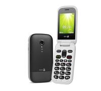 Doro 2404 2G Dual SIM Téléphone Portable débloqué pour Personnes âgées avec Grand écran Couleur, Gros Boutons et Bouton d'urgence (Noir) [Version Britannique et Irlandaise]
