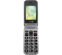 Doro 2424 Téléphone portable à clapet pour séniors Touche SOS graphite
