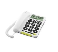 Doro 312cs Téléphone analogique Identification de l'appelant Blanc
