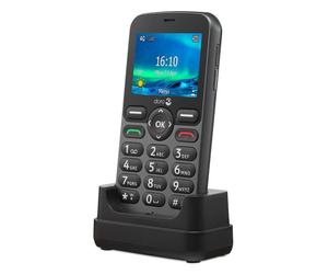 Doro 5860 6,1 cm (2.4 ) 112 g Noir Téléphone d'entrée de gamme