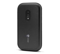 Doro - 6040 - Téléphone 2G à Clapet Débloqué pour Seniors - Grandes Touches - Touche d'Assistance avec GPS - Socle Chargeur Inclus - Noir