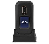 Doro 6060 - Téléphone 2G à Clapet Débloqué pour Seniors - Grandes Touches - Touche d'Assistance avec GPS - Socle Chargeur Inclus - Noir
