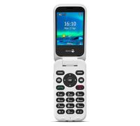 DORO 6820 Blanc Noir Téléphone Portable à Clapet pour séniors et Personnes âgées