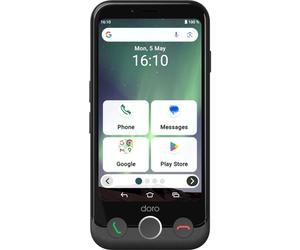 Doro Aurora A10, 11,4 cm (4.5'), 4 Go, 64 Go, 13 MP, Android 14, Noir 8897
