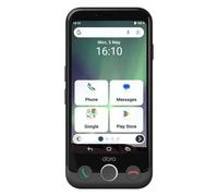 Doro - Smartphone Aurora A10 - Téléphone Portable Senior - Facile à Utiliser - Touche d'Assistance avec Localisation GPS - Compatible Appareils Auditifs - Câble USB Inclus - Graphite