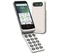 Doro - Smartphone à Clapet Aurora A20 - Téléphone Portable Senior - Facile à Utiliser - Touche d'Assistance avec Localisation GPS - Compatible Appareils Auditifs - Câble USB Inclus - Blanc