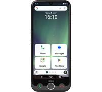 Doro - Téléphone Aurora A30 - Téléphone Portable Senior - Facile à Utiliser - Touche d'Assistance avec Localisation GPS - Compatible Appareils Auditifs - Câble USB Inclus - Graphite