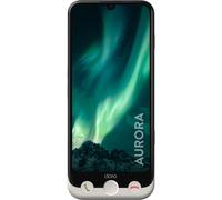 Doro - Smartphone Aurora A30 - Téléphone Portable Senior - Facile à Utiliser - Touche d'Assistance avec Localisation GPS - Compatible Appareils Auditifs - Câble USB Inclus - Blanc