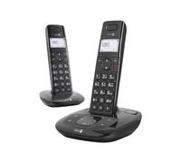 Doro Comfort 1015 duo - Téléphone sans fil - système de répondeur avec ID d'appelant/appel en instance - DECT\GAP - blanc + combiné supplémentaire
